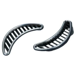 Grilles latérales noir / inox sur carrosserie pour Volkswagen Coccinelle (08/1970-), paire