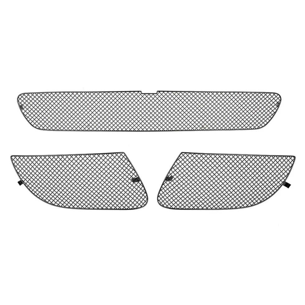 Grilles noires de pare-chocs avant ZUNSPORT pour Porsche 997 C2 et C2S (2009-2012)