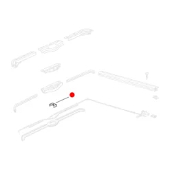 Guide de câbles de toit ouvrant pour VOLKSWAGEN Combi Bay Window (08/1967-07/1979)