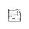 Guide de vitre petit modèle pour VOLKSWAGEN Coccinelle Berline (08/1964-12/1977), Combi Bay Window (08/1967-) et Type 3 (08/1965-)