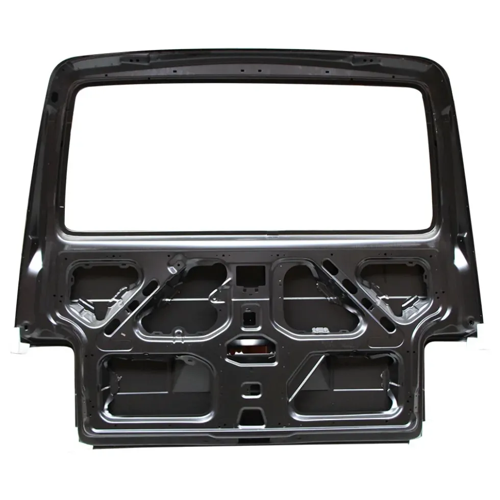 Hayon arrière avec ouverture de fenêtre et trou d'essuie-glace pour VOLKSWAGEN Transporter T4 (1990-2003)