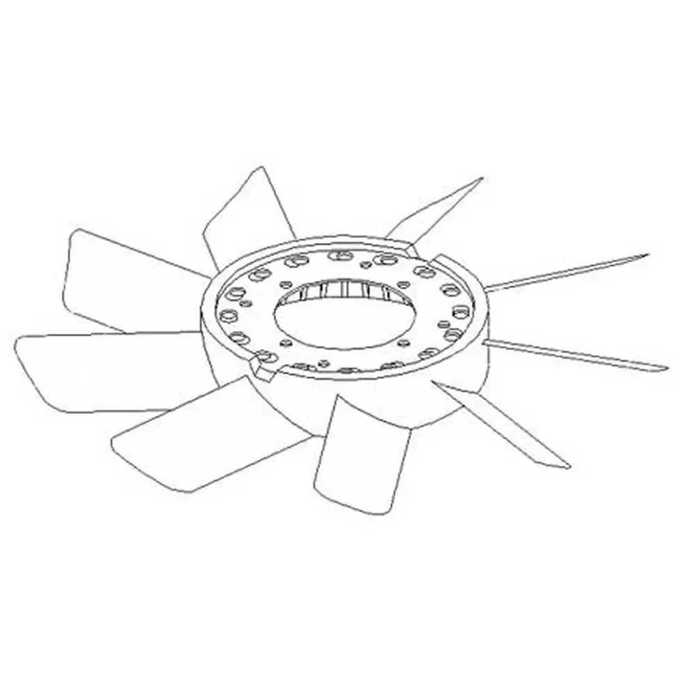 Hélice de visco coupleur pour Bmw Série 7 E23 (10/1976-06/1986)