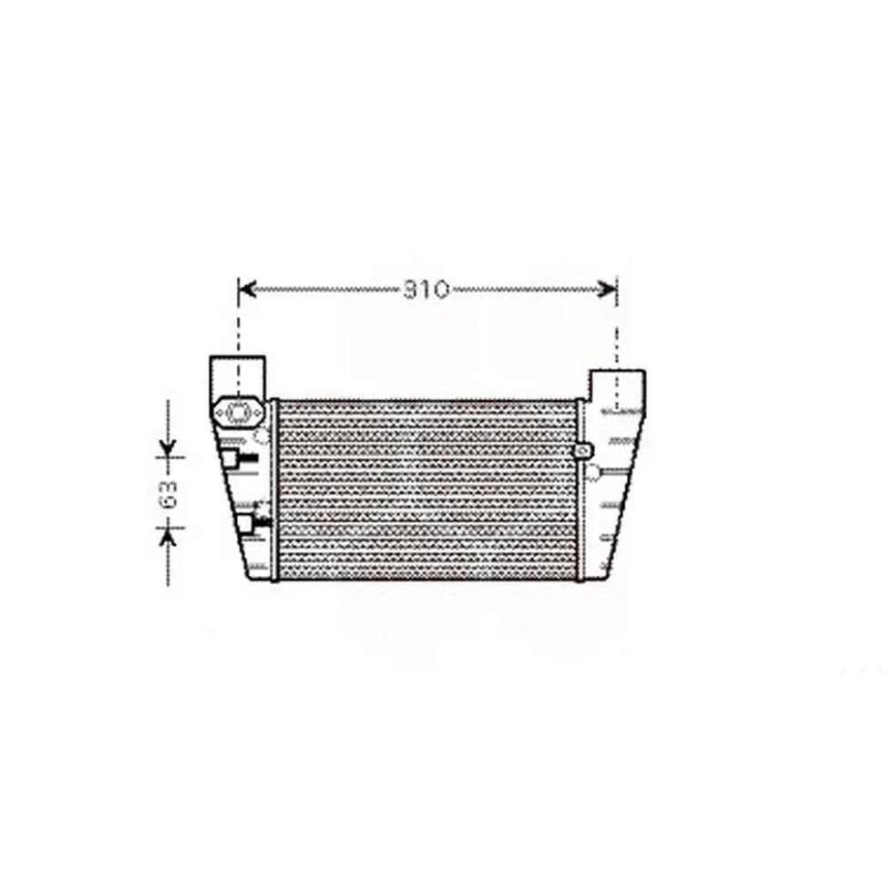 Intercooler pour Audi A4 (B6) 1.8T depuis 03 ->