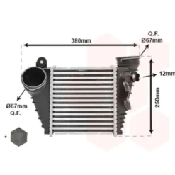 Intercooler pour Audi A3 (8L) TDi 130