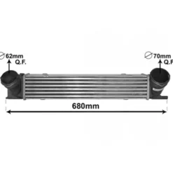 Intercooler pour BMW E90-E91-E92-E93 320d