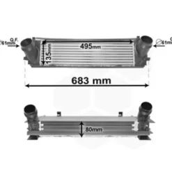 Intercooler pour Bmw Série 3 F30 Berline et F31 Touring (03/2011-06/2019)