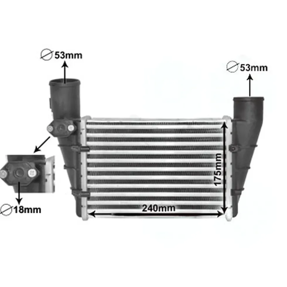 Intercooler pour Passat 4 (3B) TDi 90/110/115cv