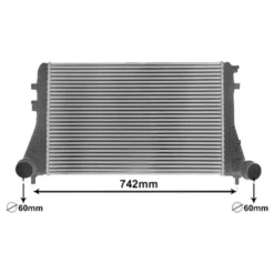 Intercooler refroidisseur d'air pour Volkswagen Golf 6 2.0 GTI et 2.0 R Boîte Tipronic