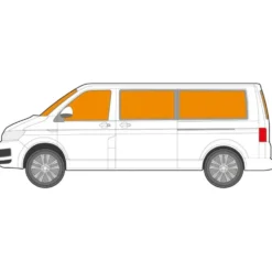 Isolants thermiques intérieurs 5 couches pour Transporter T6 châssis long avec Hayon - 8 pièces