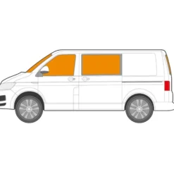 Isolants thermiques intérieurs 5 couches pour Transporter T6 Combi avec Hayon - 6 pièces