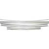 Jeu de baguettes de carrosserie en alu poli pour Volkswagen Coccinelle Berline (08/1967-07/1972) - alu
