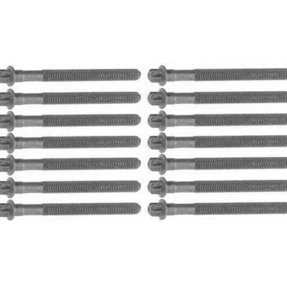 Jeu de 14 vis de culasse pour BMW Z4 E85 6 cylindres essence (04/2002-11/2005) - moteur M54