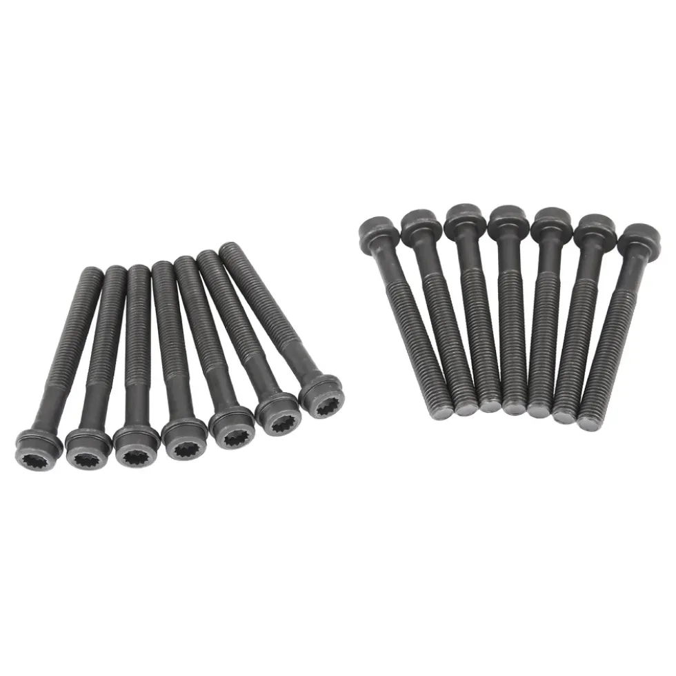 Jeu de 14 vis de culasse pour Mercedes W124, SL R107 et R129, 6 cylindres essence moteur M103