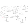 Joint de capote avant pour Mercedes SL R107