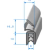 Joint de coffre à armature métallique 12 x 13,6 mm