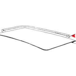 Joint de coffre pour Bmw Série 6 E24 (10/1975-04/1989)