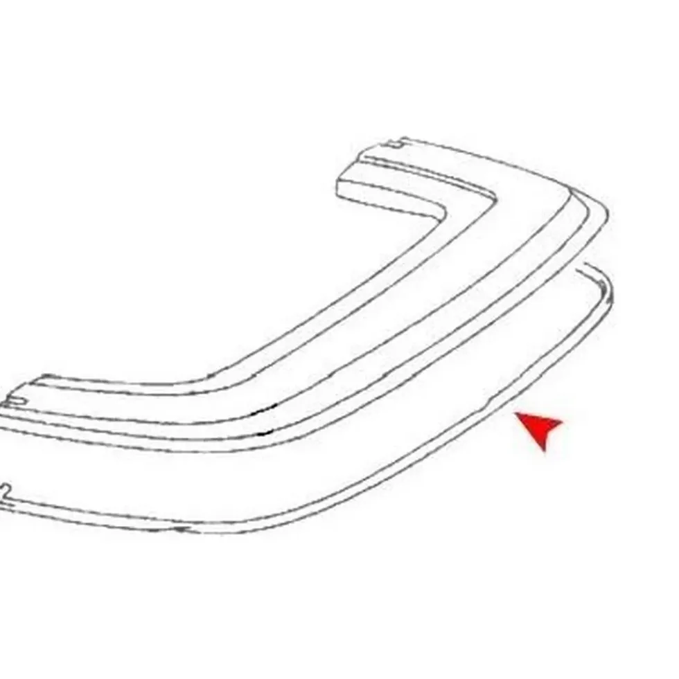 Joint de couvre capote pour Mercedes SL R107