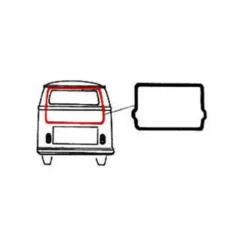 Joint de hayon arrière pour VOLKSWAGEN Combi Split (08/1963-07/1967)