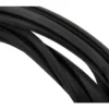 Joint de pare-brise avant noir pour BMW Série 3 E30 Berline Coupé et Cabriolet (-08/1987) - version avec moulure
