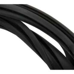 Joint de pare-brise avant noir pour BMW Série 3 E30 Berline Coupé et Cabriolet (-08/1987) - version avec moulure
