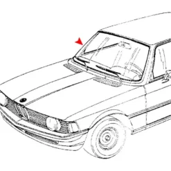 Joint de pare-brise avant pour BMW E21 jusque ->01/82