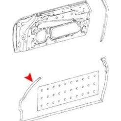 Joint de porte droit pour Mercedes SL R107