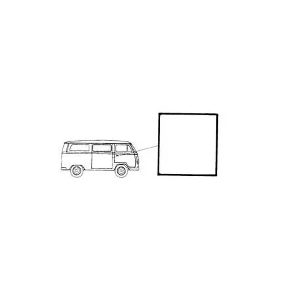 Joint de porte latérale coulissante droite pour VOLKSWAGEN Combi Bay Window (08/1967-07/1979) - Qualité supérieure