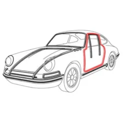 Joint de porte pour Porsche 964 Coupé (1989-1994)