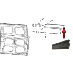 Joint de rail de porte coulissante droit ou gauche pour VOLKSWAGEN Transporter T25 (05/1979-07/1992)