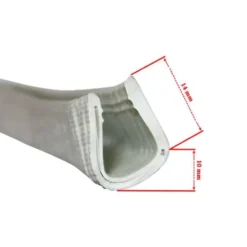 Joint de toit blanc - 10 x 14 mm