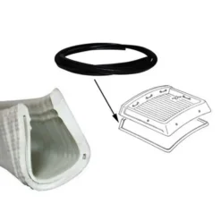 Joint de toit blanc - 10 x 14 mm