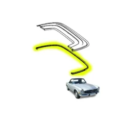 Joint d'étanchéité entre le couvre capote et la carrosserie pour Mercedes W113 Pagode