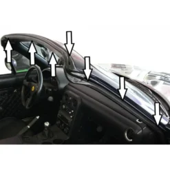Joint entre cadre de pare-brise et habitacle pour Mazda MX5 NA