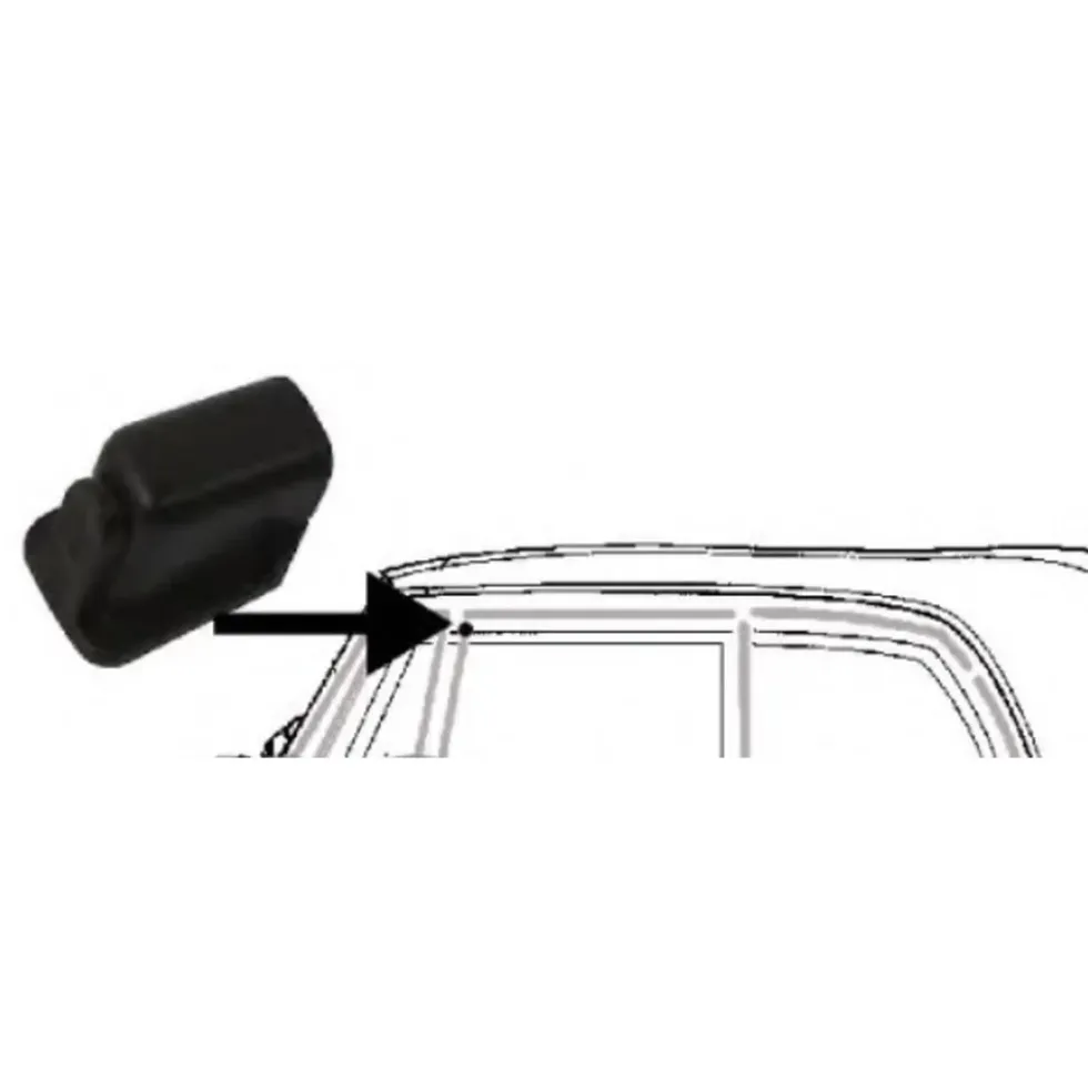Joints d'arrêt de glace pour Volkswagen Coccinelle Cabriolet - par 2
