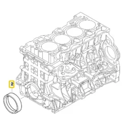 Joint spi de vilebrequin côté distribution Victor Reinz pour Bmw x3 E83 (05/2003-08/2010)