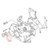 Joint spi de vilebrequin côté distribution pour Bmw X5 E70 et Lci (02/2006-06/2013) - M57N2
