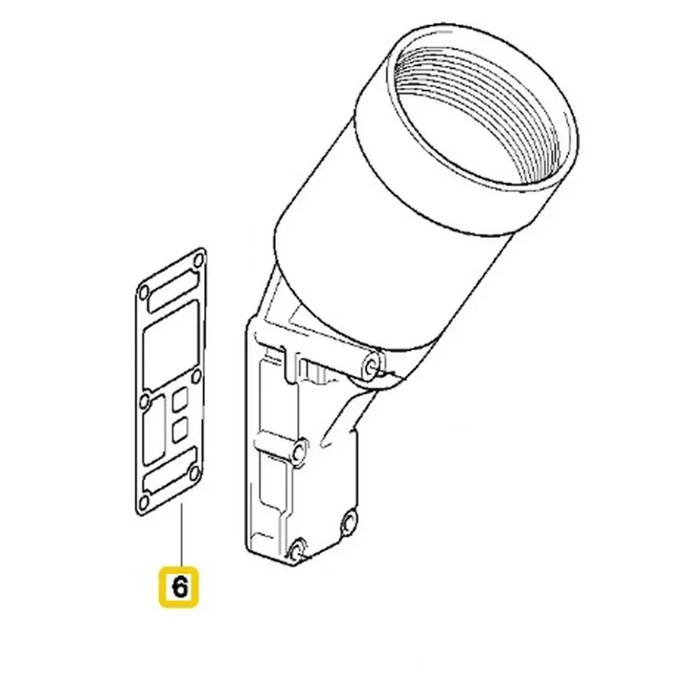 Joint support de filtre à huile EL RING pour Bmw Série 3 E30 (05/1982-02/1994)