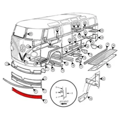Jupe avant extérieure pour VW Combi Split
