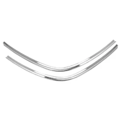 Kit baguettes de couvre capote chromées pour Mercedes SL R107