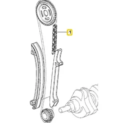 Kit chaine de distribution FEBI pour Bmw X5 E53 (08/1999-09/2006) - M54