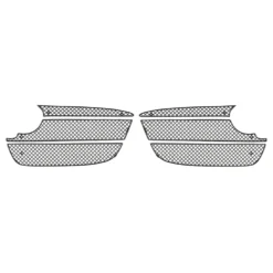 Kit complet de grilles avant ZUNSPORT noires pour Porsche Cayman type 981 - avec capteurs de stationnement