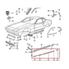 Kit de baguettes de tour de caisse pour Porsche 924 (1975-1988)