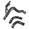 Kit de 3 durites d'eau SAMCO noir pour Peugeot 205 GTi avec échangeur de chaleur