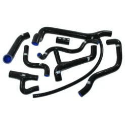 Kit de 8 durites d'eau SAMCO noires pour Corrado G60 1990->