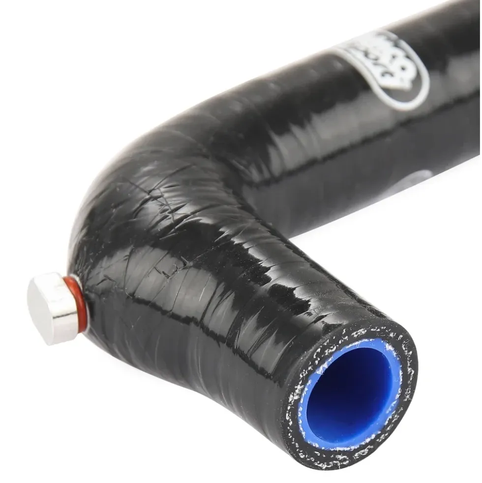 Kit de 2 durites de chauffage SAMCO noir pour Peugeot 205 GTi sans échangeur de chaleur