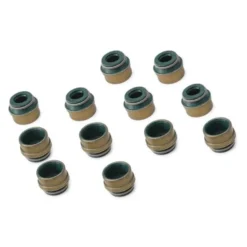 Kit de 12 joints de queue de soupapes avec tige diamètre 7mm pour BMW Série 5 E12 et E28 6 cylindres (08/1977-12/1987) - moteurs M20 M21 et M88/3