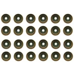 Kit 24 joints de queue de soupapes avec tige diamètre 6mm pour BMW Série 3 E46 Berline Touring Coupé et Cabriolet (12/1998-08/2006) - moteurs M57D30 M57D30TU