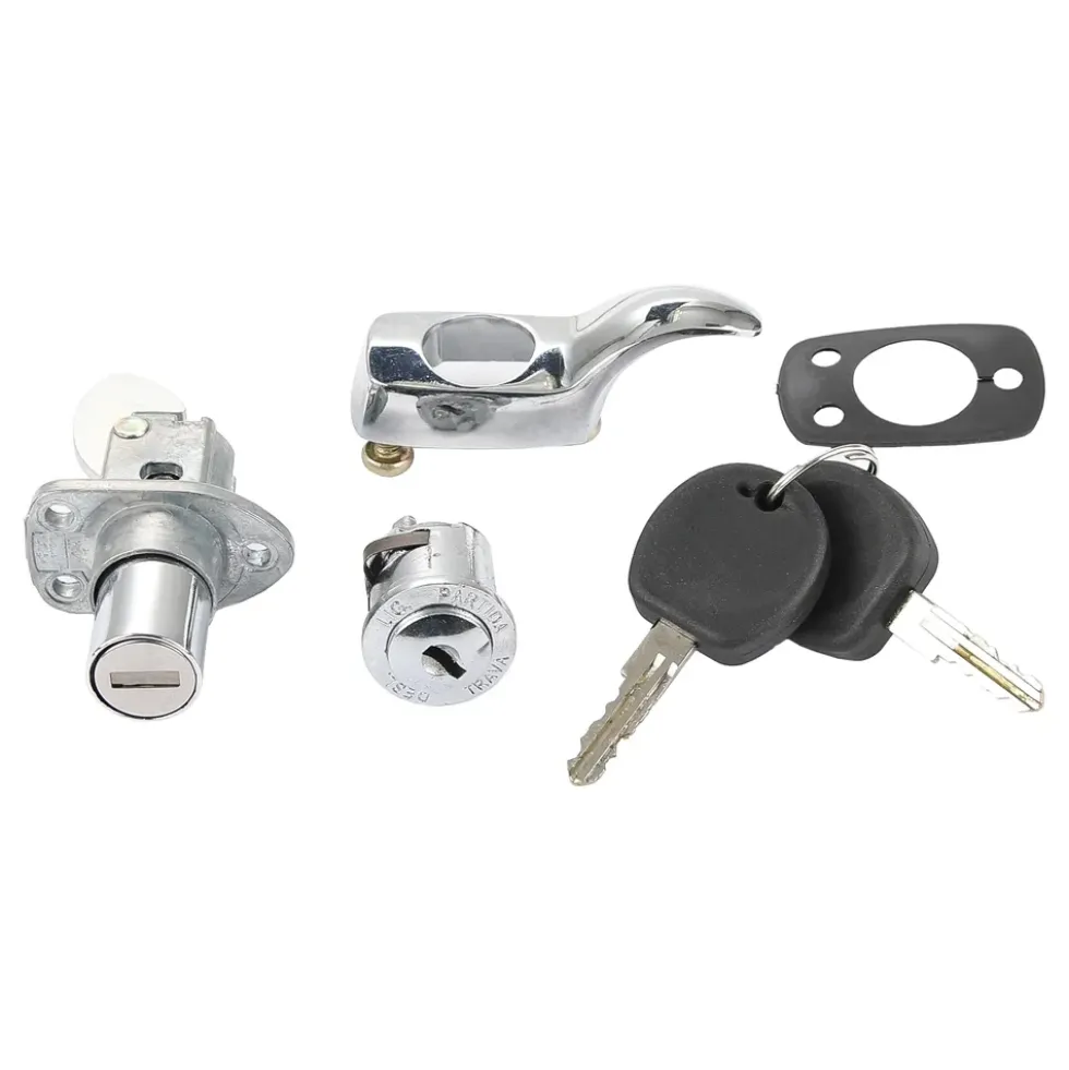 Kit poignées chromées une clé pour VOLKSWAGEN Combi Clipper Brazil (1976-1996)