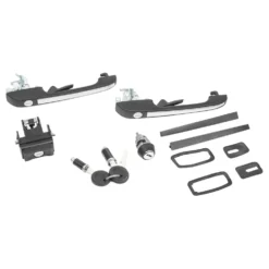 Kit Poignées de portes avant + Neiman + serrure de coffre pour Volkswagen Golf 2