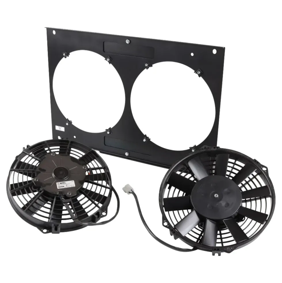 Kit ventilateurs Spal avec platine en aluminium pour Porsche 944 (1982-1991)